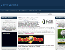 Tablet Screenshot of golfitcarolina.com